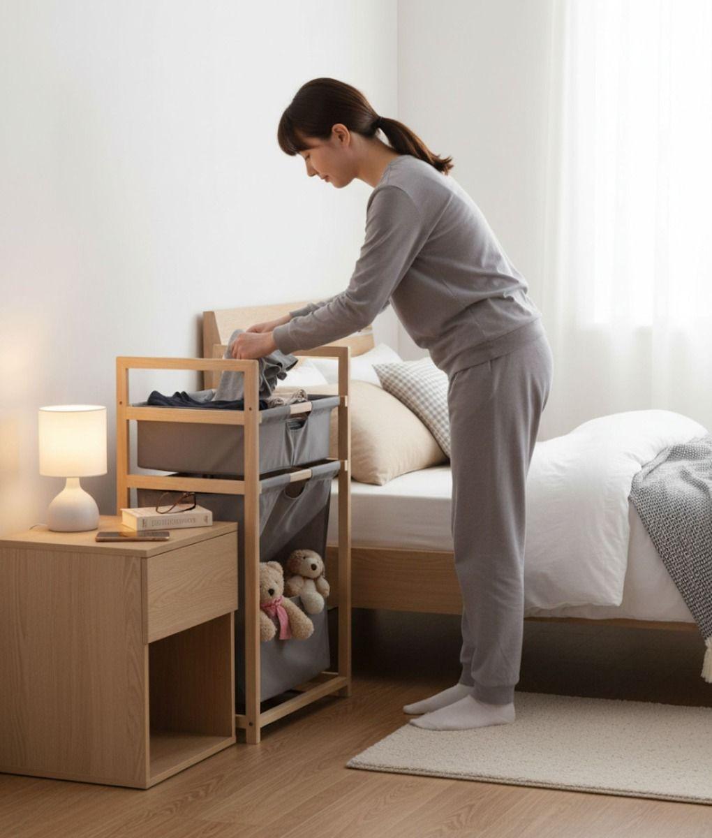 Canasto Multifuncional Ropa Cesto Almacenamiento Hogar Jhn-2