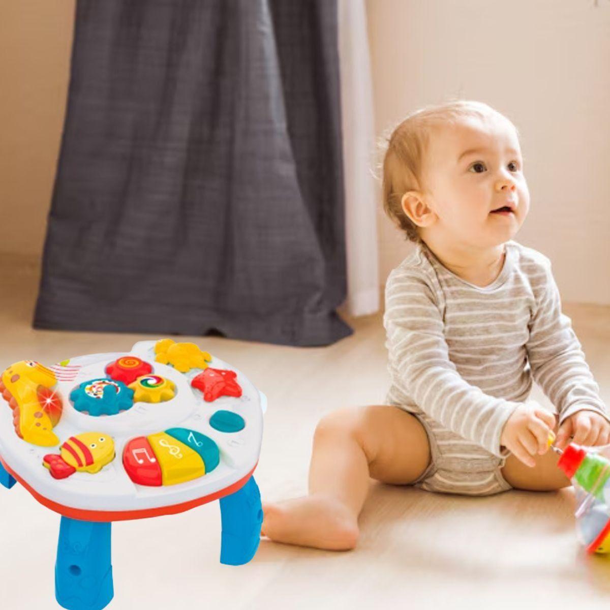JUGUETE PARA BEBE 2 EN 1 MUSICAL MESA ACTIVIDADES LAU-5