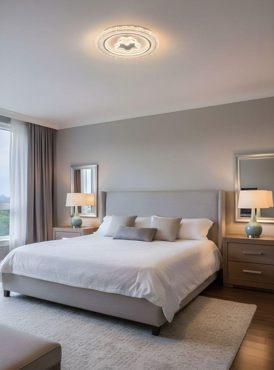 Lámpara LED Techo Plafón Doble Contorno Decorativa Jhn-6