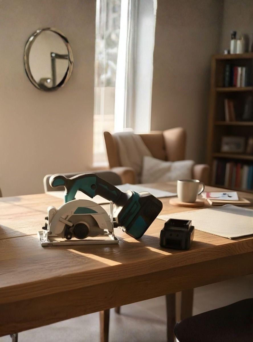 Sierra Circular Inalámbrica Diseño Ergonómico Compacto Jhn-8