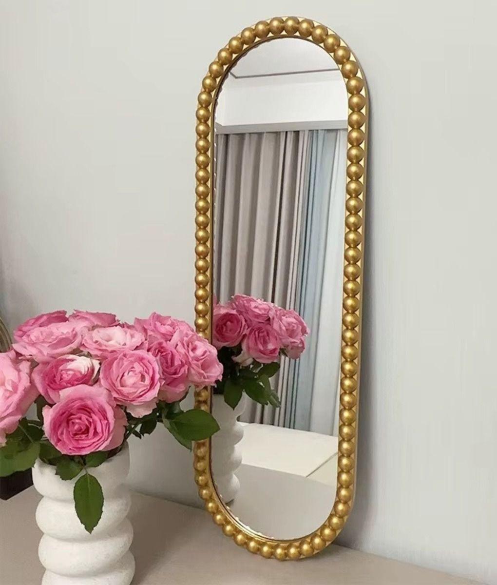 Espejo Decorativo Pared Glamour Marco Burbujas Ovalado Jhn-4
