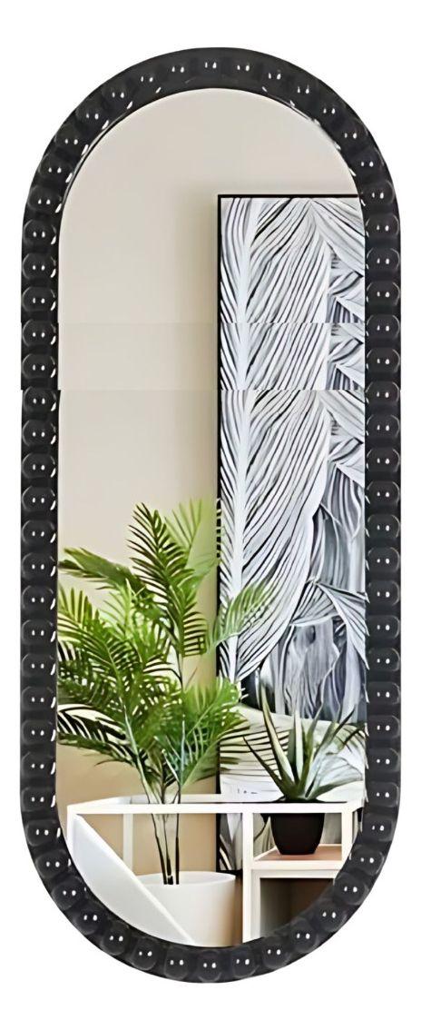 Espejo Decorativo Pared Glamour Marco Burbujas Ovalado Jhn-9