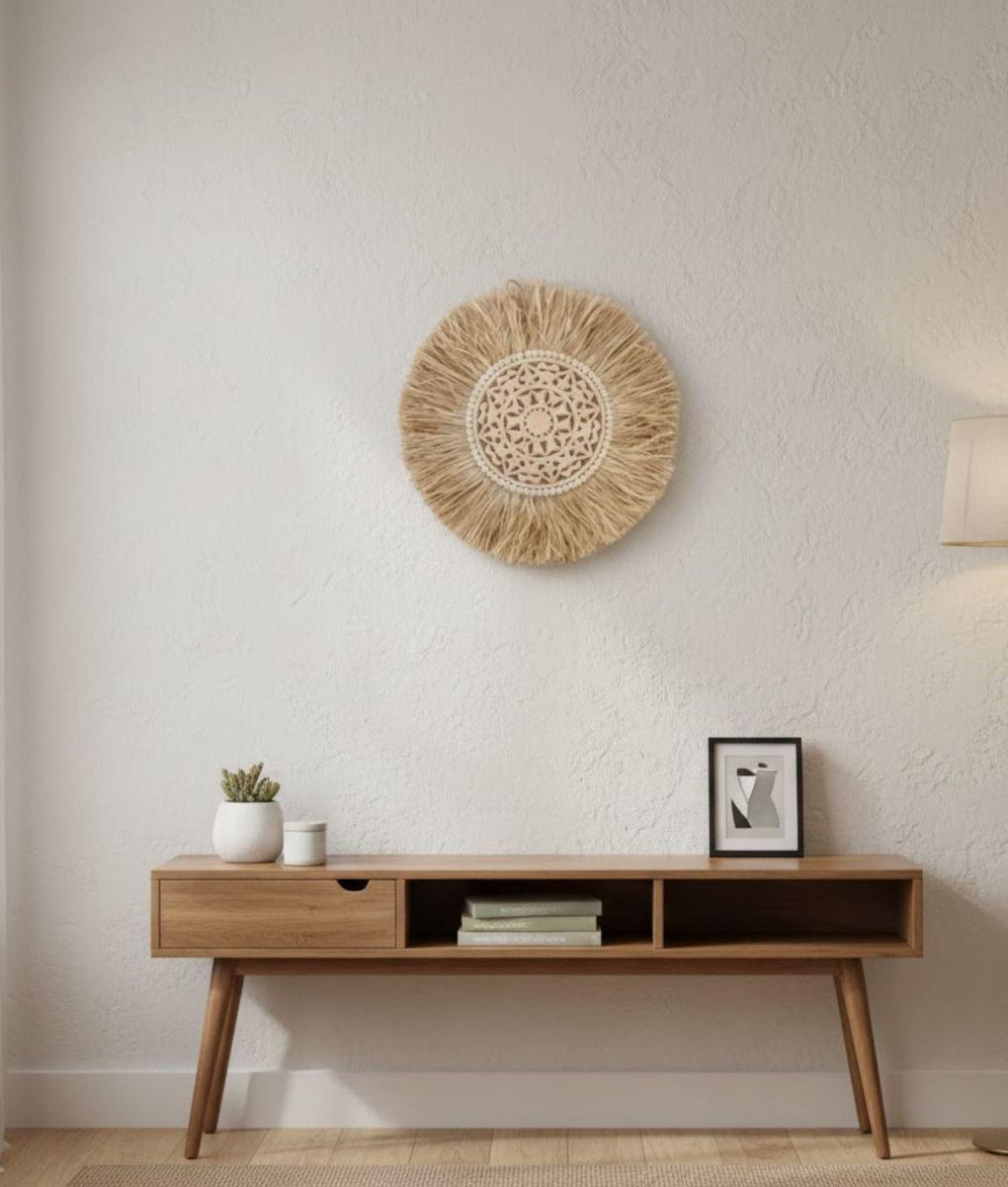 Adorno Pared Circular Texturizado Cuadro Pieza Central Jhn-8