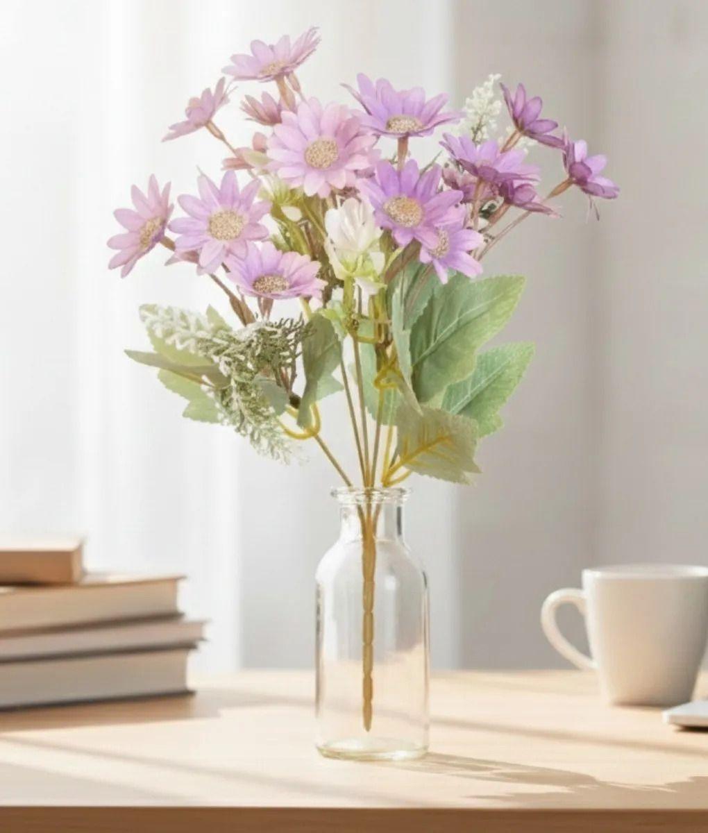 Set 5 Ramo Flores Silvestres Artificiales Decorativas Jhn-4