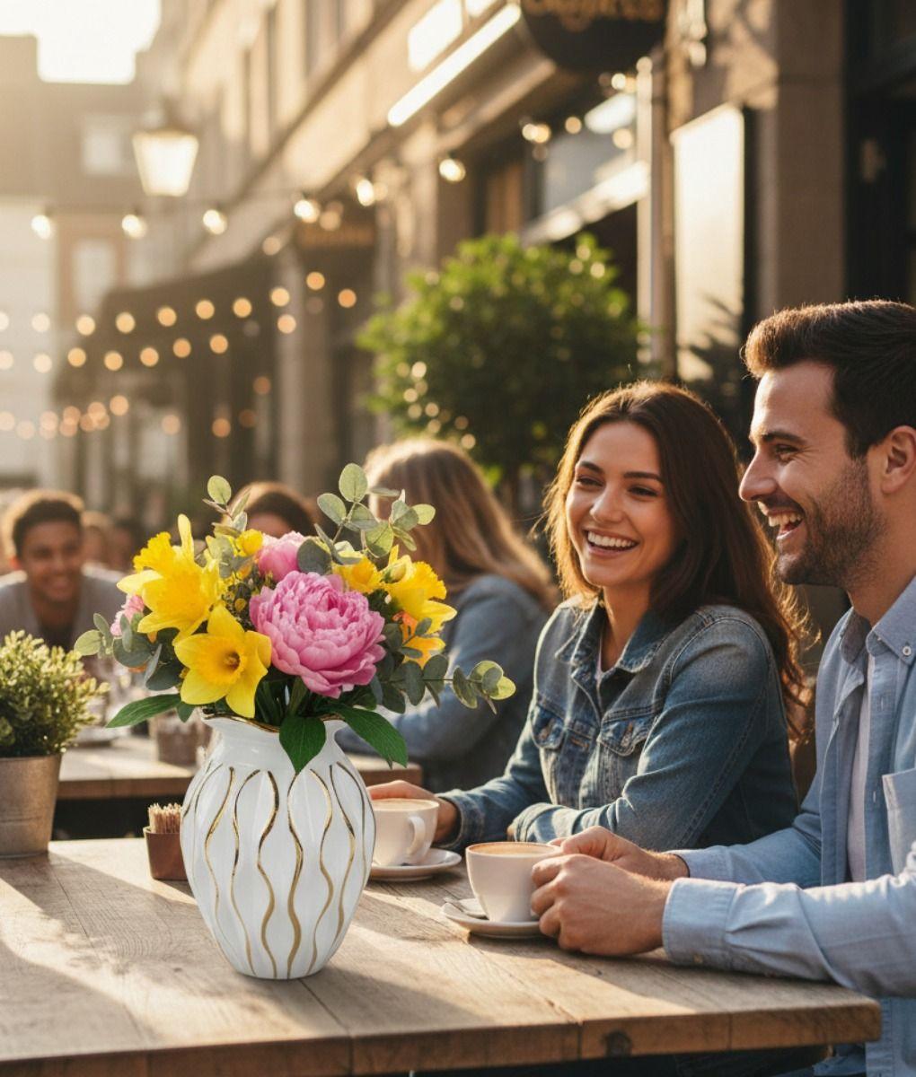 Florero Decorativo Moderno Elegante Jarrón Adorno Hogar Jhn-4