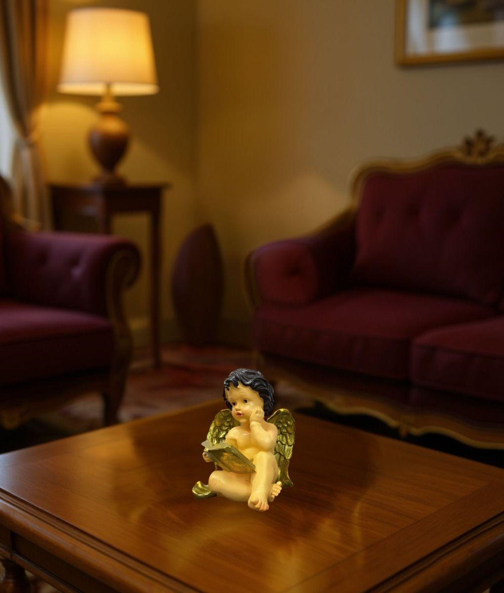 Figura Decorativo Estatua Ángel Sentado Adorno Hogar Jhn-8