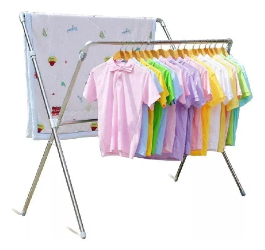 Perchero Tendedero Plegable Ropa Seca Acero Inoxidable Jhn-0