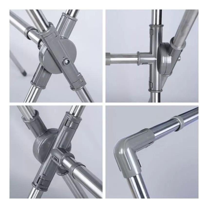 Perchero Tendedero Plegable Ropa Seca Acero Inoxidable Jhn-2
