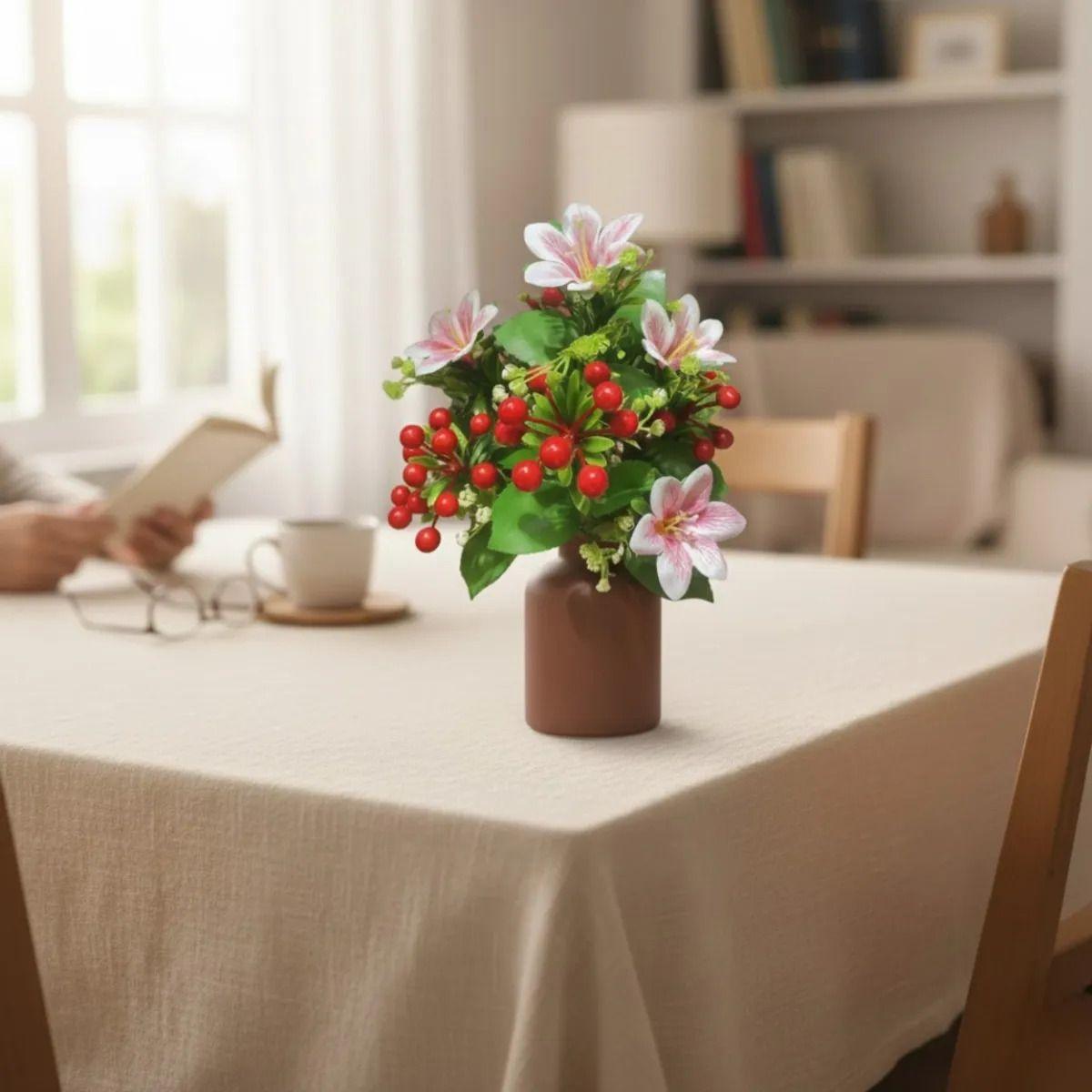 Set 2 Ramo Artificial Mixto Armonía Floral Silvestre Jhn-4