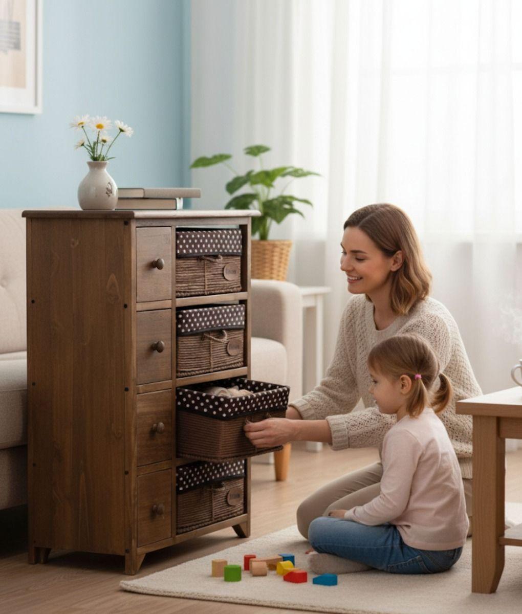 Cajonera Organizador Almacenamiento Funcional Hogar Jhn-4