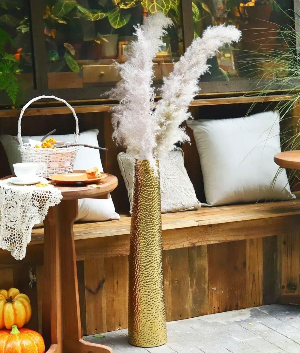 Florero Jarrón Decorativo Alto Piso Textura Hogar Jhn-5