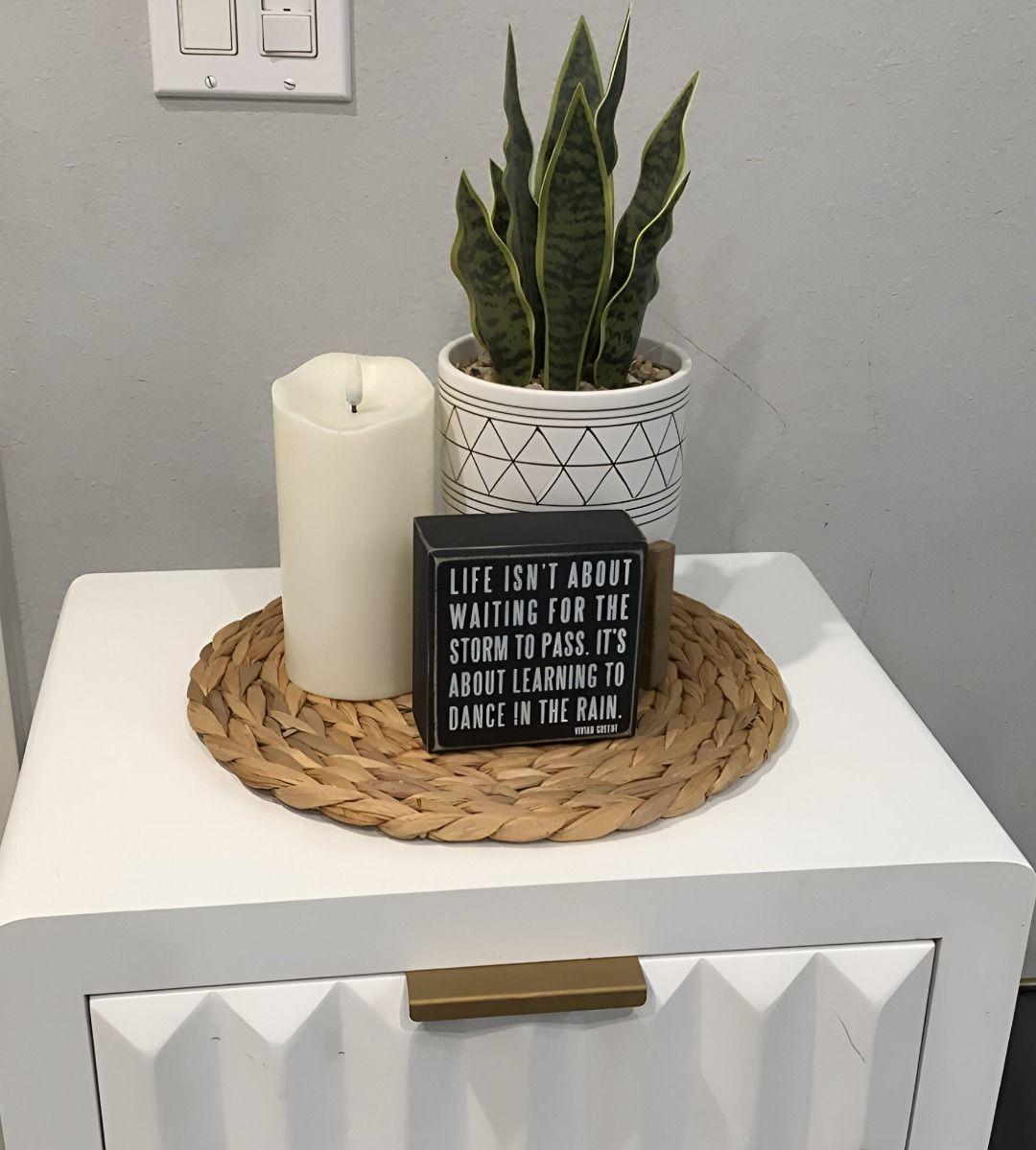 Set 2 Manteles Individuales Decorativo Mimbre Mesa Jhn-7