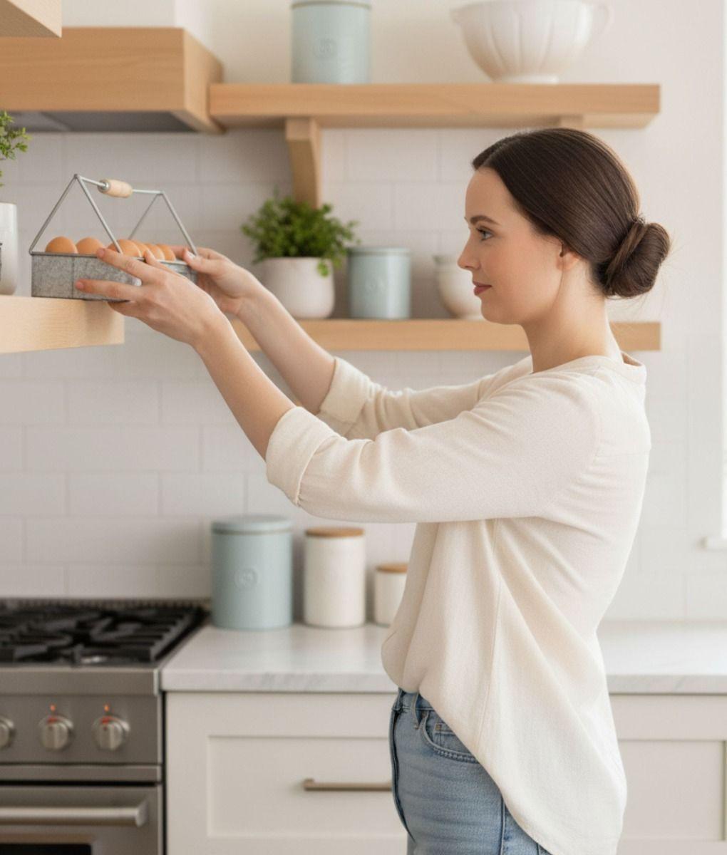 Huevera Porta Huevos Hogar Bandeja Organizador Cocina Jhn-8