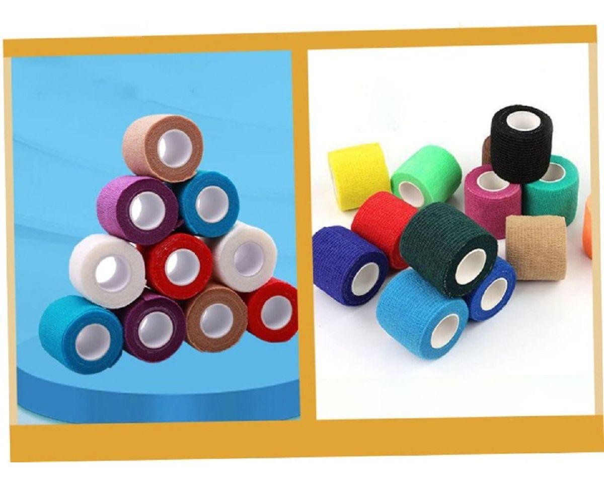 Set 3 Cintas Vendas Tape Kinesiológica Adhesivo Muscular Lau-5