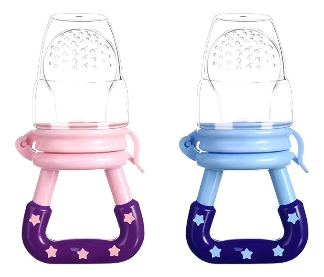 Set 4 Chupete Comedor Alimentador Silicona Repuesto Bebe Lau-7