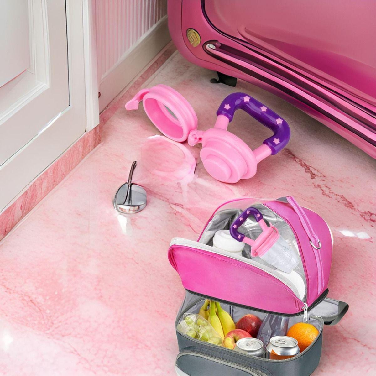 Set 4 Chupete Comedor Alimentador Silicona Repuesto Bebe Lau-8