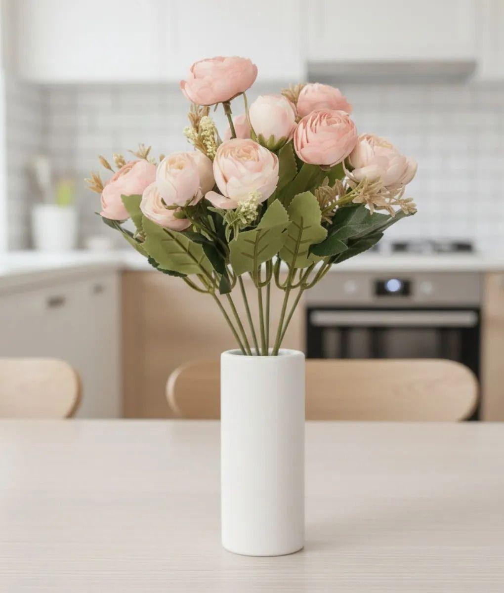 Set 2 Ramo Decorativo Flores Artificiales Adorno Floral Jhn-6