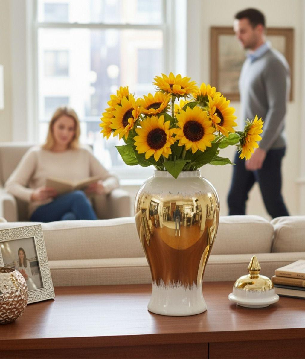 Potiche Decorativo Tapa Estilo Glamour Regencia Lujo Jhn-4