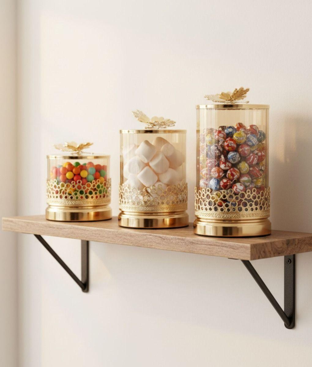 Set Frasco Decorativo Moderno Recipiente Adorno Hogar Jhn-6