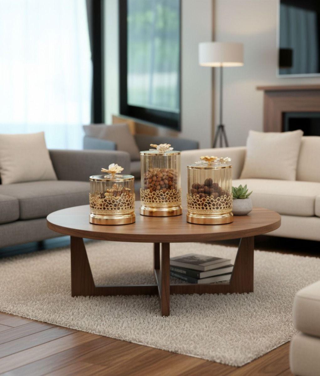 Set Frasco Decorativo Moderno Recipiente Adorno Hogar Jhn-7