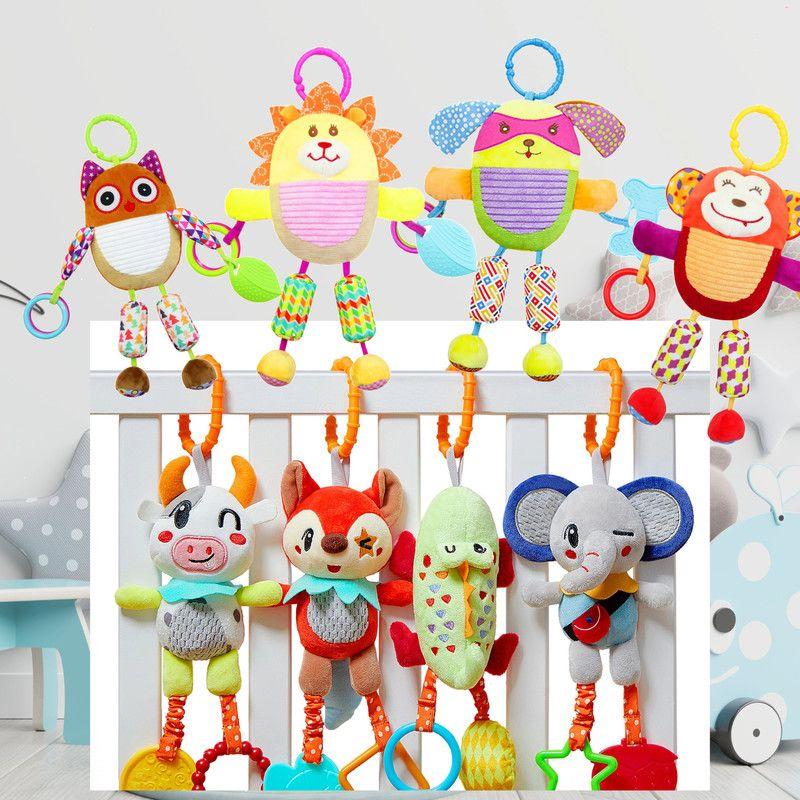 Sonajero Coche Cuna Muñeco Peluche Bebe Lau-5