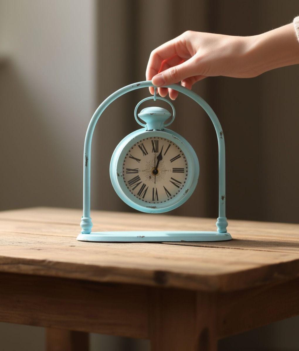 Reloj Mesa Vintage Diseño Distintivo Decorativo Hogar Jhn-2