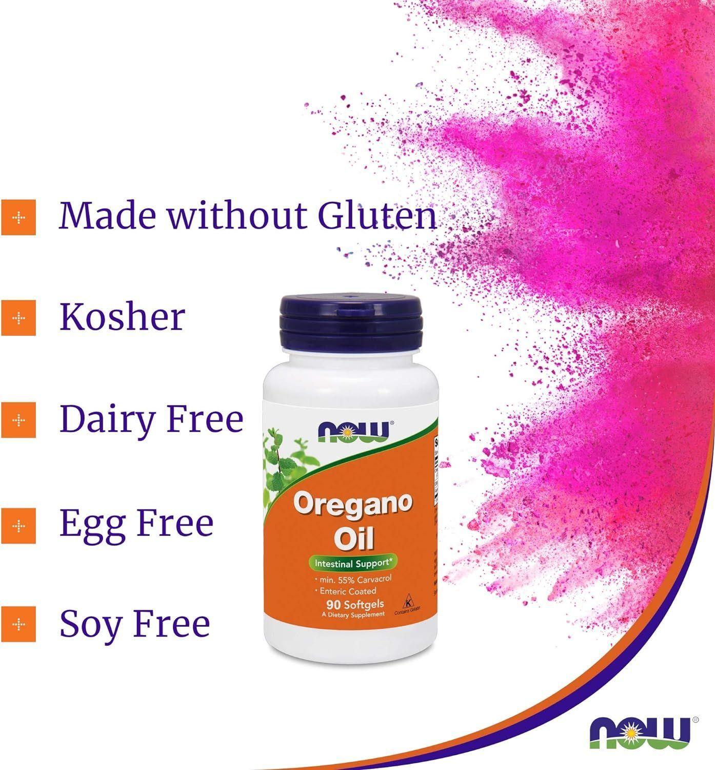 Now Foods Oregano Oil 180 Cápsulas-3