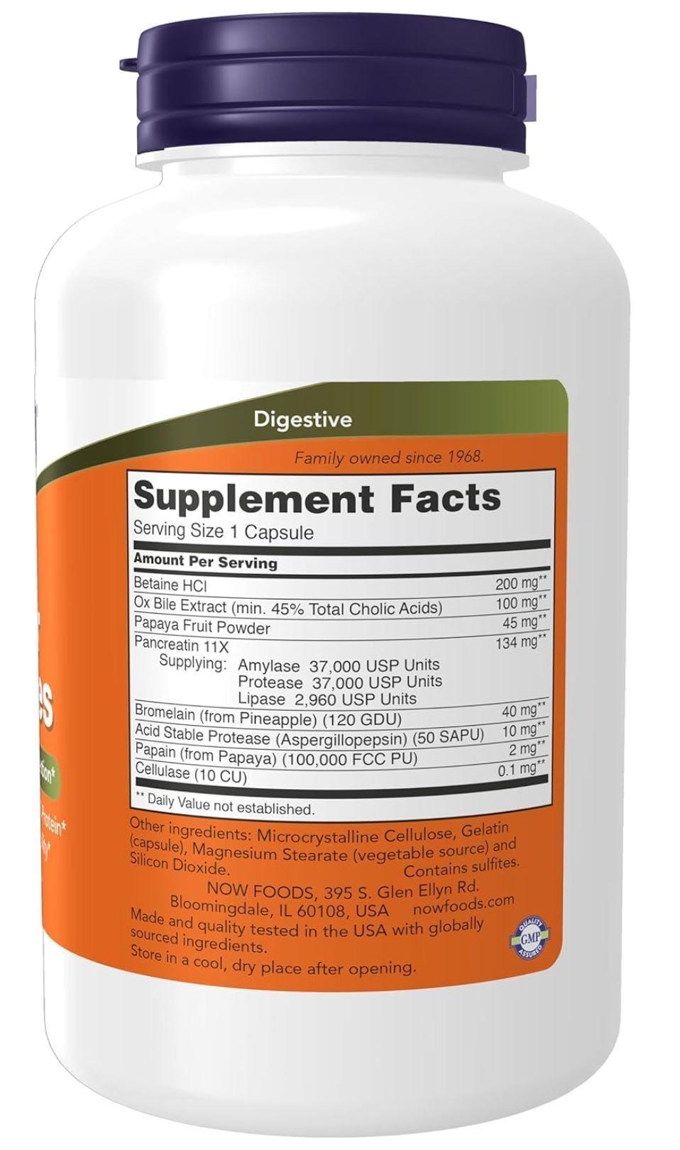 Now Foods Super Enzimas 180 cápsulas-1