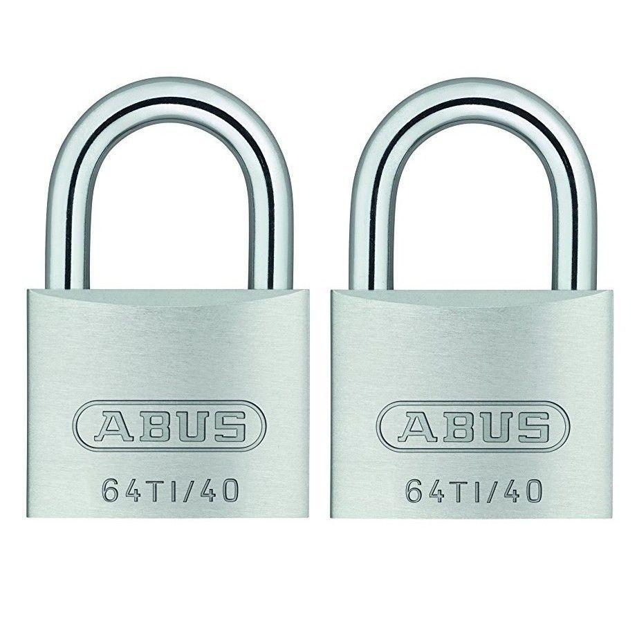 Candado Aluminio Titalium 64TI 40 Twins-2