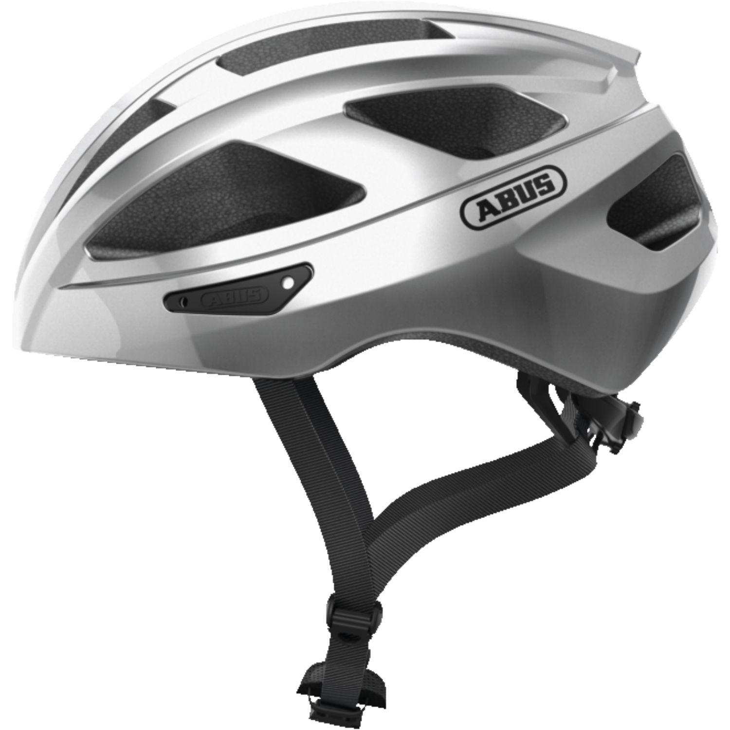 CASCO BICICLETA - MACATOR - Gleam Silver-0