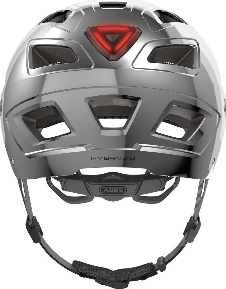 CASCO BICICLETA - HYBAN 2.0 SIGNAL SILVER-2
