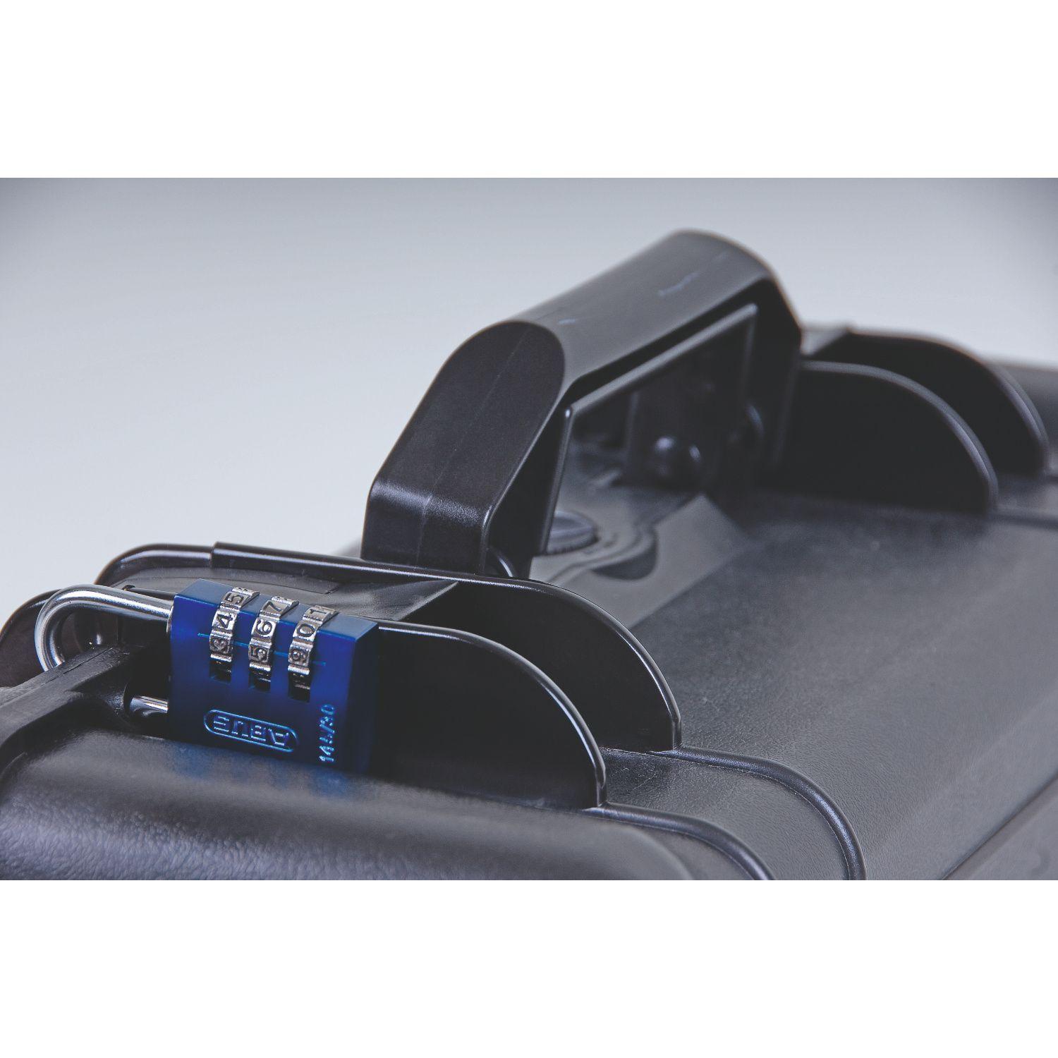 Candado Abus 145 30mm Aluminio Con Clave Azul-2