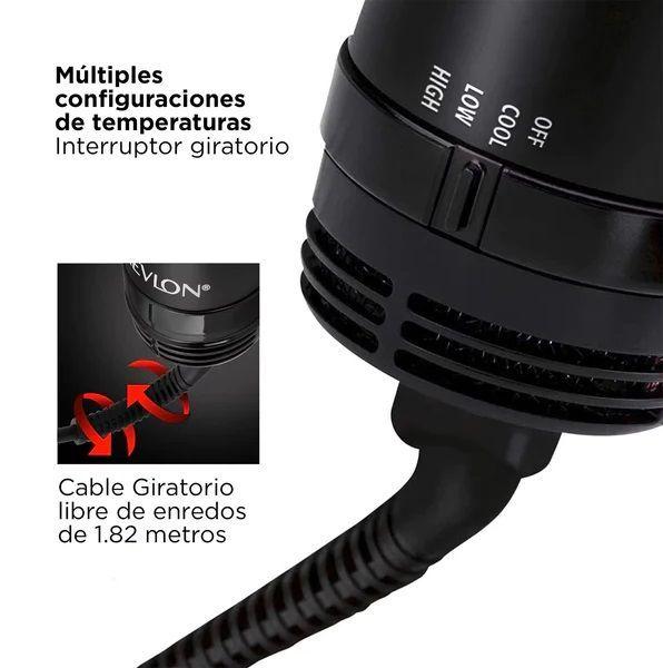 Cepillo Secador Revlon Voluminizador One Step Titanio-2