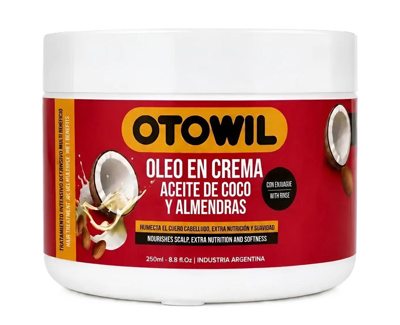 Oleo Crema Otowil Aceite de Coco y Almendras 250gr-0