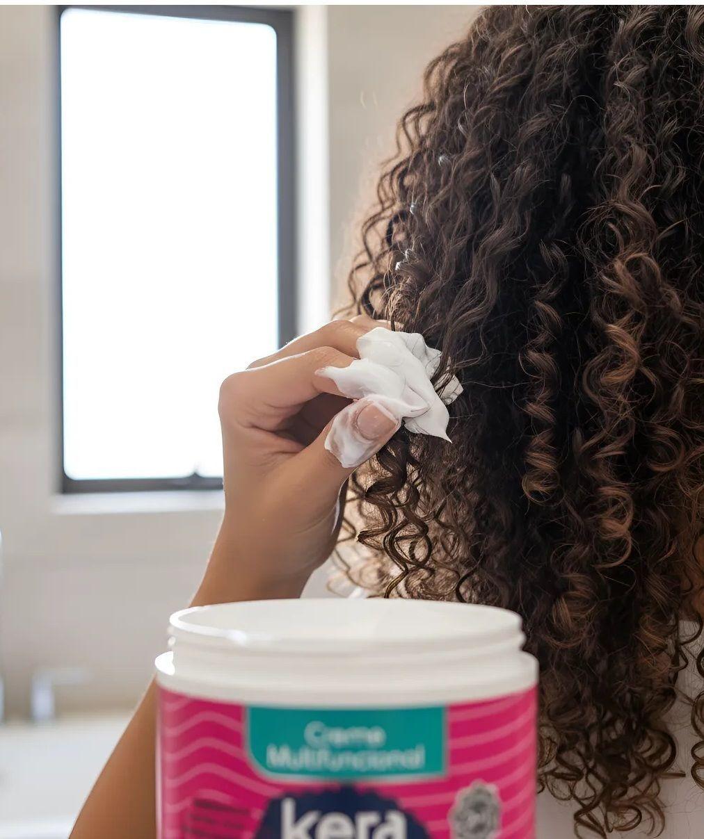 Crema Multifuncional 2 En 1 Keraform Revelador De Rizos 1kg-3