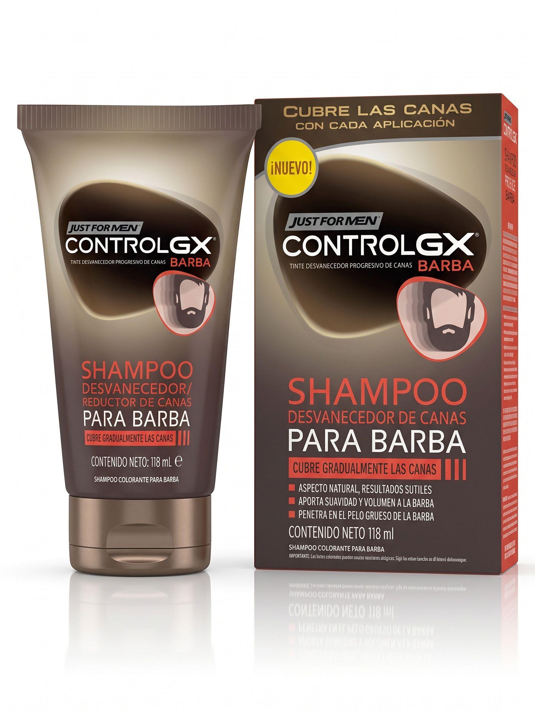 Shampoo JFM Control De Canas Gx Para Barba-2