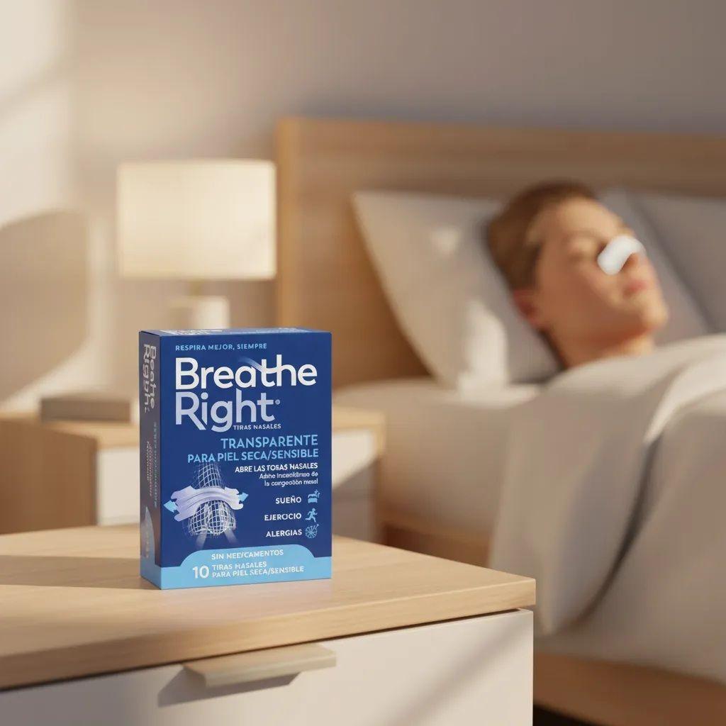 Tiras Nasales Breathe Right Piel Seca 10 unidades-4