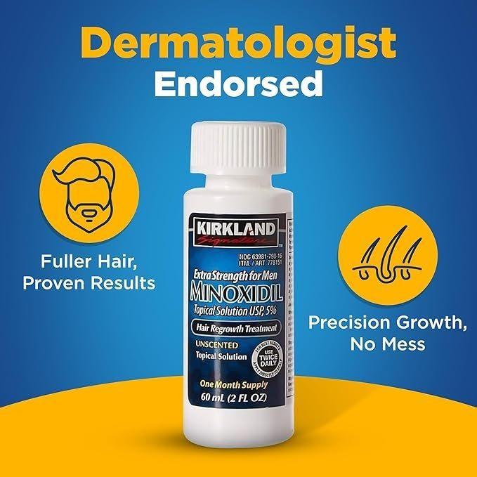 Minoxdil Kirkland 60ml Crecimiento Cabello Extrafuerte Usp5%-2