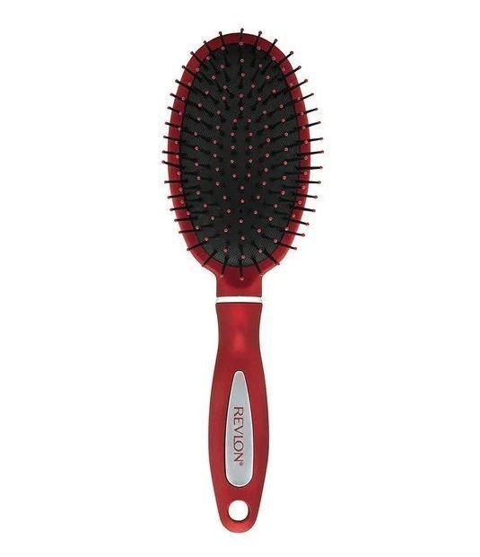 Cepillo Revlon Masajeador Ovalado Rojo-2