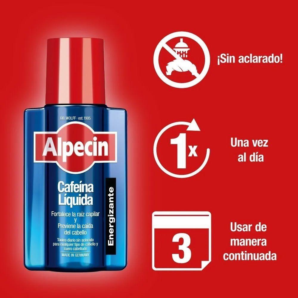 Tónico Alpecin Anti Caída Cafeína Liquida 200ml-6