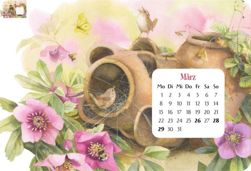 Calendario Encantador Semanal 2027 Con Textos En Alem n-3