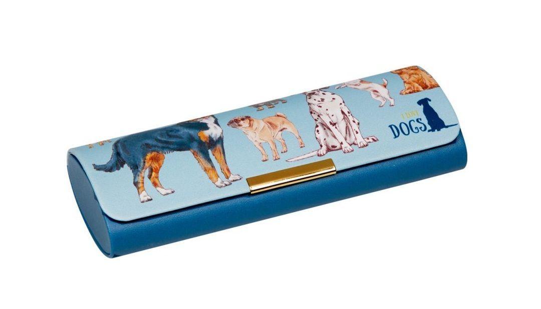 Elegante Estuche Para Lentes Con Lindo Pano I Love Dogs-1