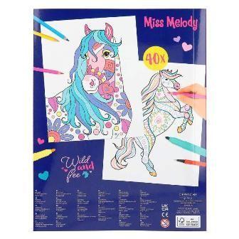Precioso Colour & Design Book para amigos de los caballos-5