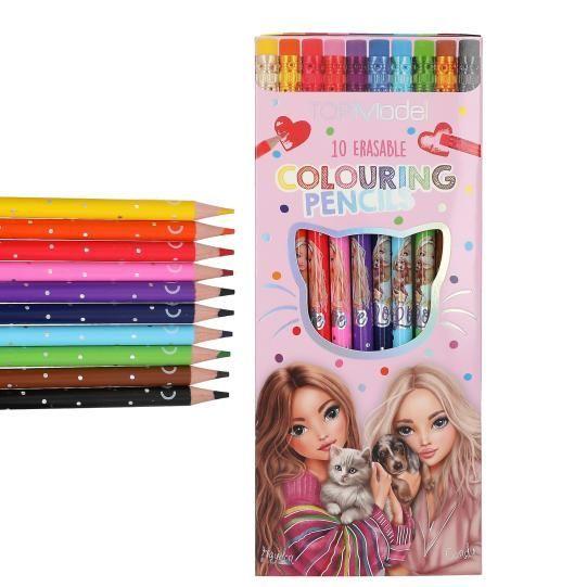 Lapices De Colores Borrables Gatito Y Perrito Topmodel-0