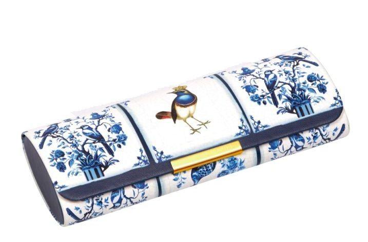 Estuche Para Gafas Con Gamuza Azul Real B Behr-1