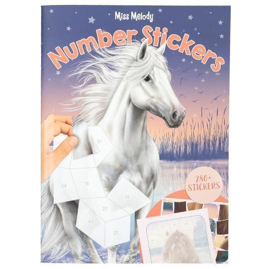 Libro De Pegatinas Por Numeros Con Nuevo Diseno Miss Melody-0