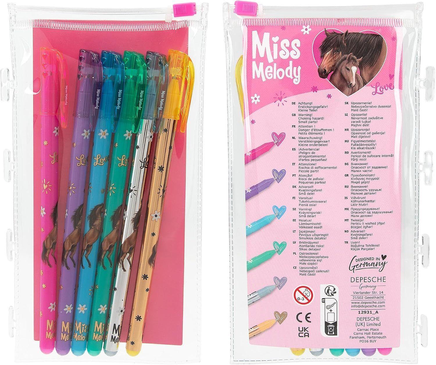 Cuaderno Crea Tus Caballos Glitter Miss Melody-3