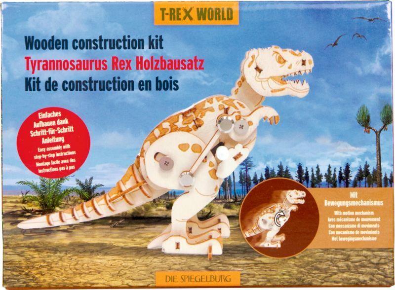 Kit de construcci n de madera T Rex de cuerda T Rex World-1