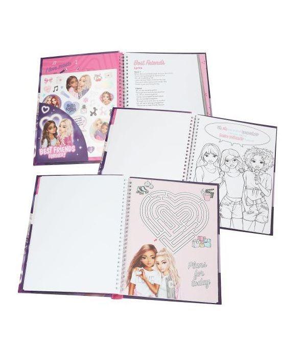 Topmodel Libro Para Colorear Con Luz Led Y Musica-3