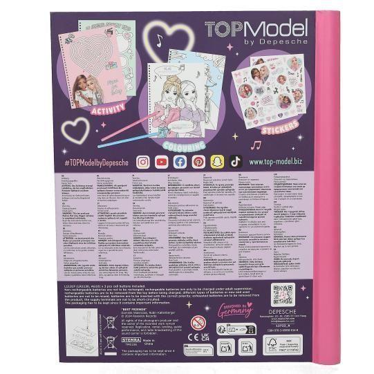 Topmodel Libro Para Colorear Con Luz Led Y Musica-4